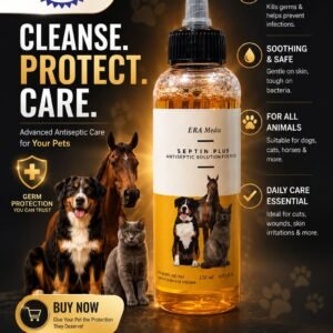 ERA Medix Septin-Antiseptic Solution For Pets (120ml)