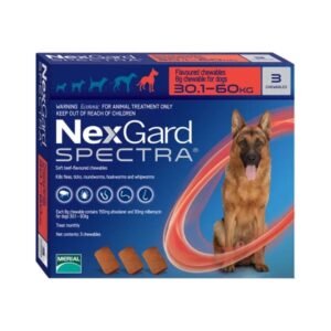NexGard Spectra chewable tablets for dogs (30-60kg)