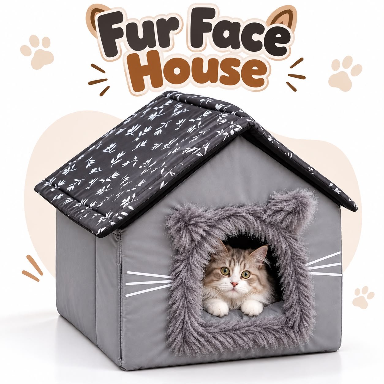 Fur Face Cat House