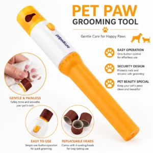 Electric Pet Nail Grinder - Pets Pedicure