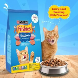 Purina Friskies Seafood Sensations Adult Dry Cat Food 2.5kg