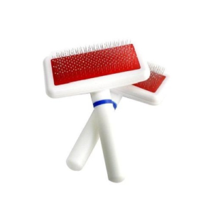 White Grooming Brush for Cats (Small)