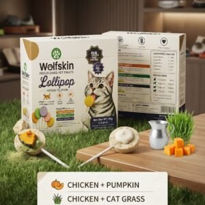 Wolfskin Lollipop For Cats-Freeze Dried Pet Treat